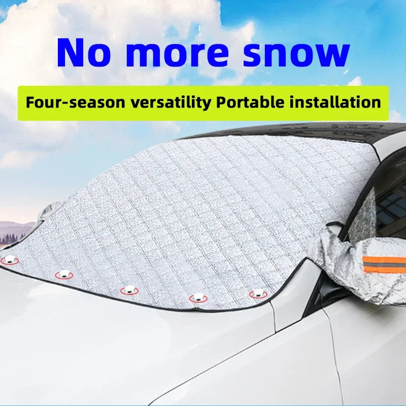Car snow shield Front windshield frost shield Winter window frost shield winter snow shield snow blanket