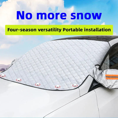 Car snow shield Front windshield frost shield Winter window frost shield winter snow shield snow blanket