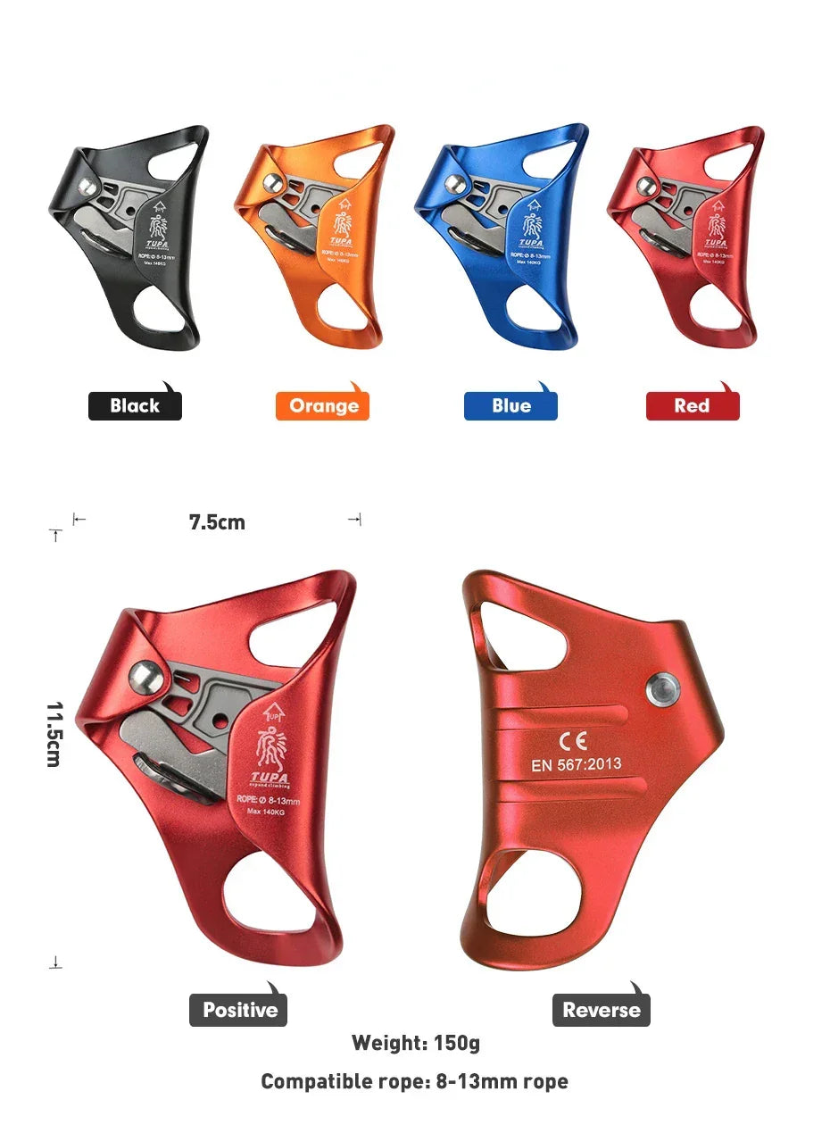 Mountaineer Chest Ascender Climber Climbing Rope Tool Outdoor Rock Climbing SRT Professional Chest Climber Equipment Protection