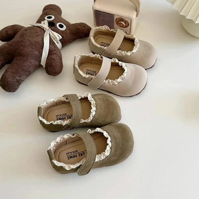 Shallow Soft Sole Non Slip Children Flats Shoes | Spring Autumn | Kids Princess Lightweight Toddler casual Shoes