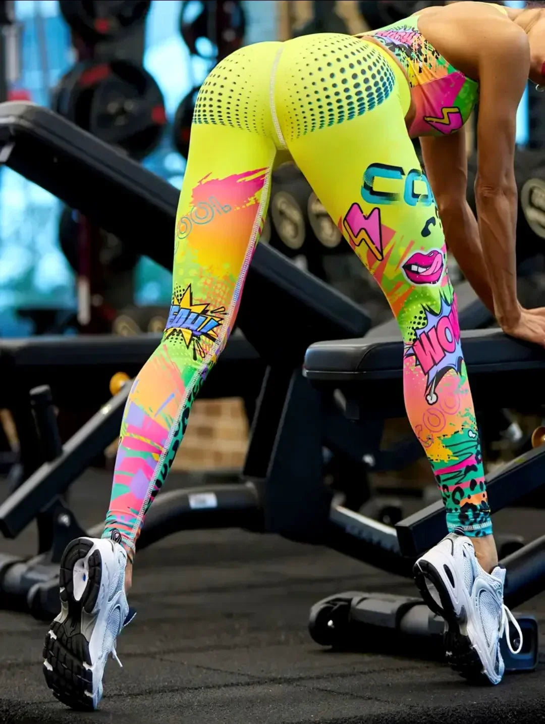 Fashion Printed High Elastic Yoga  Leggings