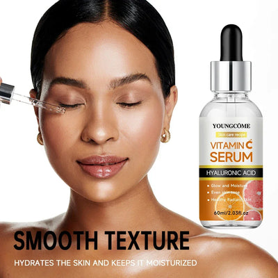 Vitamin C Facial Serum Anti Aging Whitening Brightening Dark Spots Freckle Remove Hyaluronic Acid Vitamin E 40ML /60ML 2025