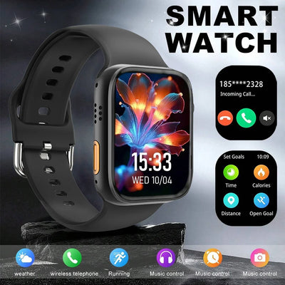 Smart Watch with 2.01-Inch HD Display – Wireless Calling/Dialing, Alarm/Message Notifications, Fitness Tracking, Music Control.