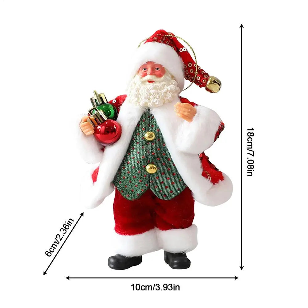 Santa Claus Ornaments Cloth Santa Tree Ornaments Holiday Decor Christmas Decorations Toys Christmas tree Santa Claus ornaments