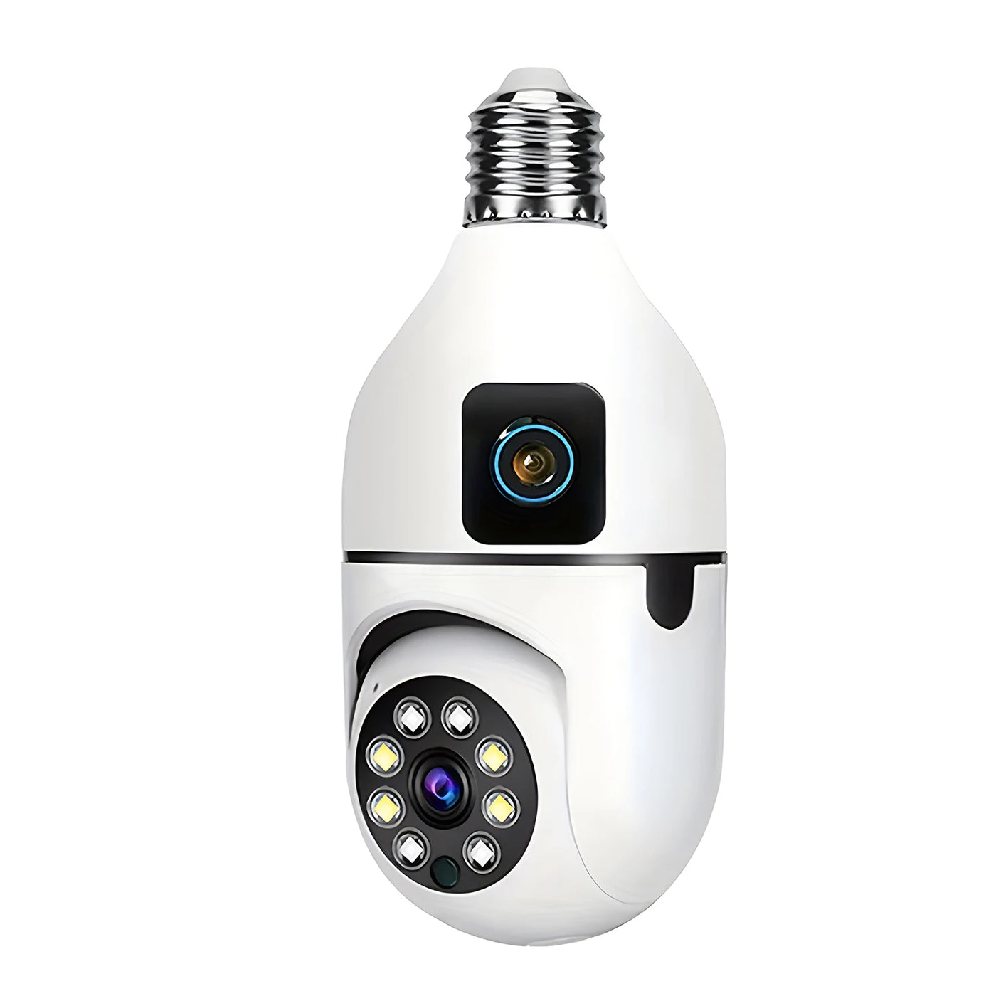 2.4G WiFi Bulb Camera Dual Lens E27 Base Indoor Baby Monitor Wireless Security Protection Video Surveillance Night Vision