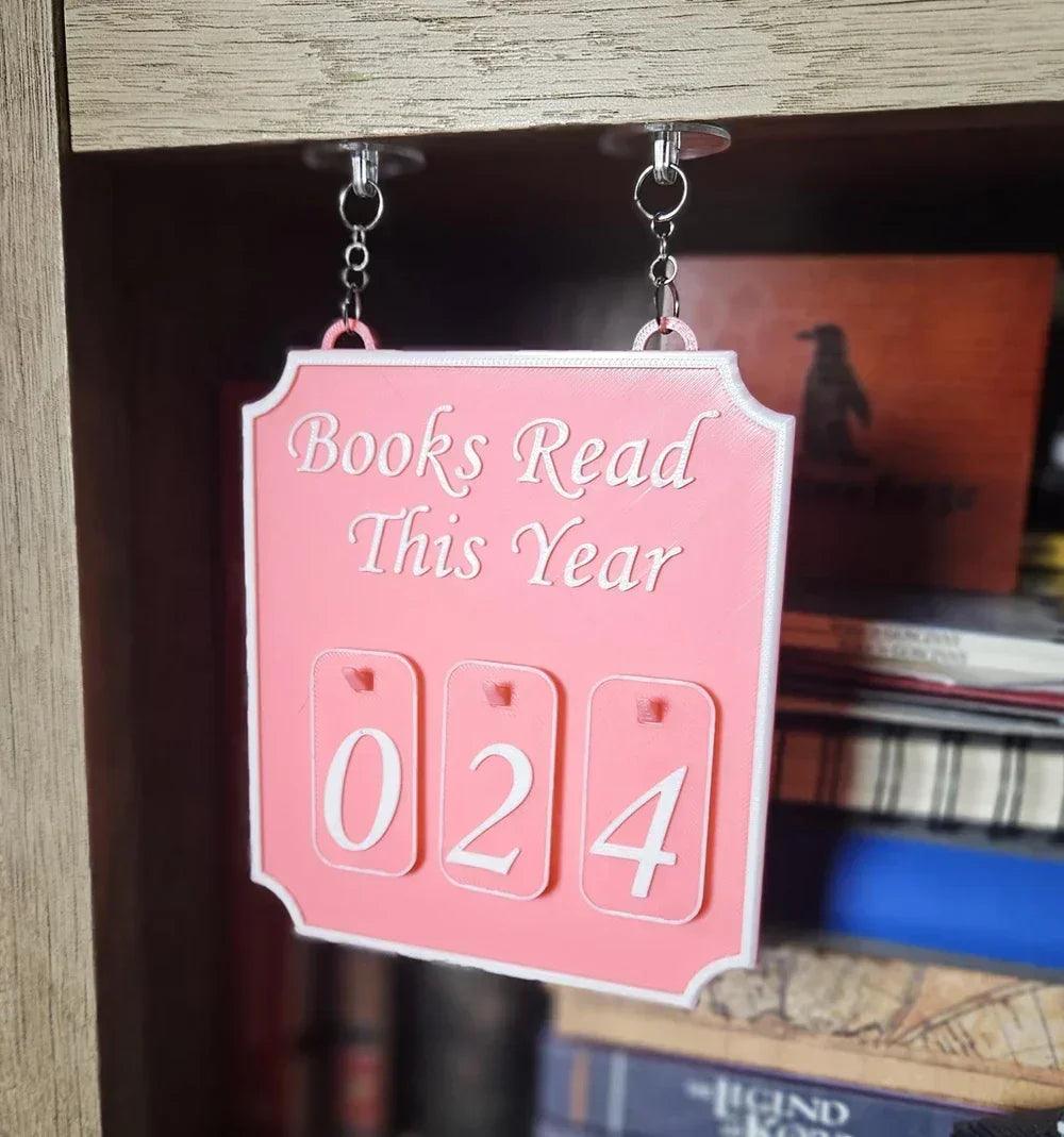 New hanging bookshelf counter bookish decor reading record board decoration home festival gifts