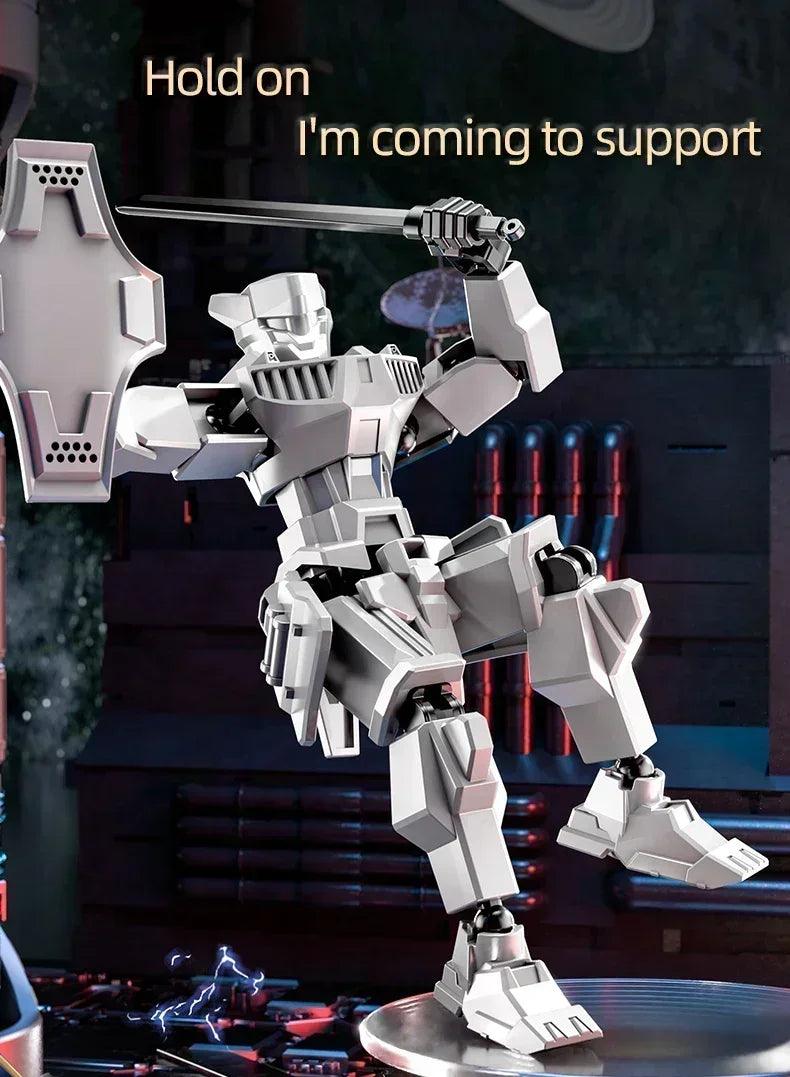 Multi-jointed movable shapeshift robot warrior 3d printed knight mannequin dummy toys kids adults parent-children games