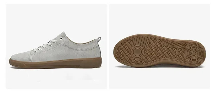 Summer New Fashion Casual Leather Shoes Lace-up Comfortable Men's Oxford Shoes Outdoor Soft Dress Shoes Non-slip Sports Shoes