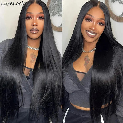 36inch Long Straight Human Hair Wigs 100% Brazilian Remy Hair for Women 4x4 13x4 13x6 Lace Frontal Human Hair Wigs Glueless Wigs