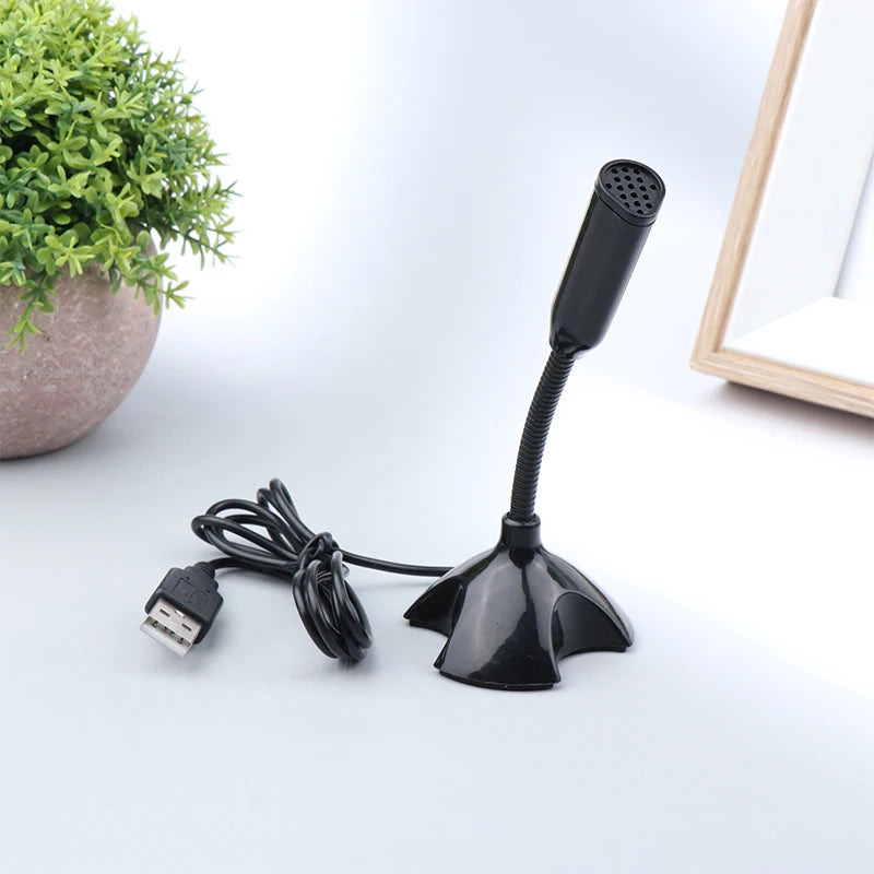 3.5mm USB Microphone For Laptop Computers Noise Reduction Studio Singing Gaming Streaming Mikrofon Stand Mic With Holder Desktop