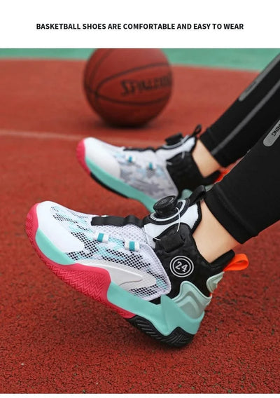 2025 New Children's Basketball Sports Shoes for Boys High Quality Running Kids Shoes Child Sneakers Non-Slip School Shoes - Elanique