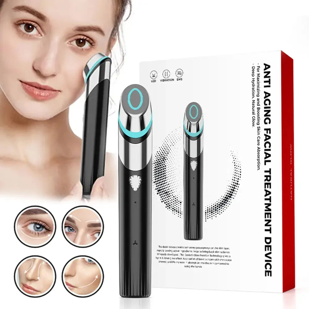 Facial Age-R Booster H Skin Care Facial Skin Care Tools Anti Aging Microcurrent Lift Face Care Therapy Home Beauty Device