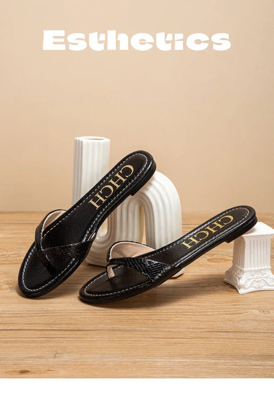 Women's Flip flops 2025 Summer Thin Bottom Comfortable Beach Walking Sandals Indoor and Outdoor