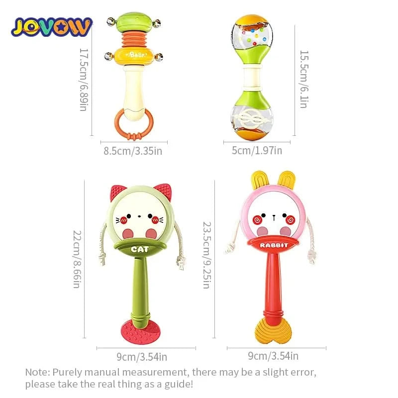 Baby Rattles Toys Newborn Sensory Teether Baby Development Games Educational Infant Toys For Babies Baby Toys 0 6 12 Months