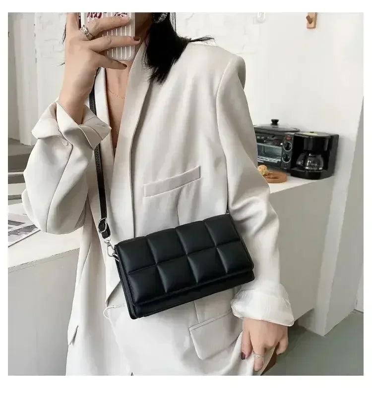 Fashion brand designer women shoulder bag small pu leather female crossbody trend classic handle handbag