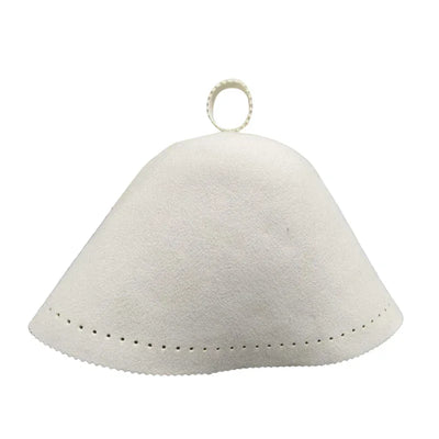Handmade Thicken Wool Felt Sauna Hats Unisex Hair Protection Spa Sauna Accs for Bath Protection Felt Sauna Cap Absorbent Spa Cap