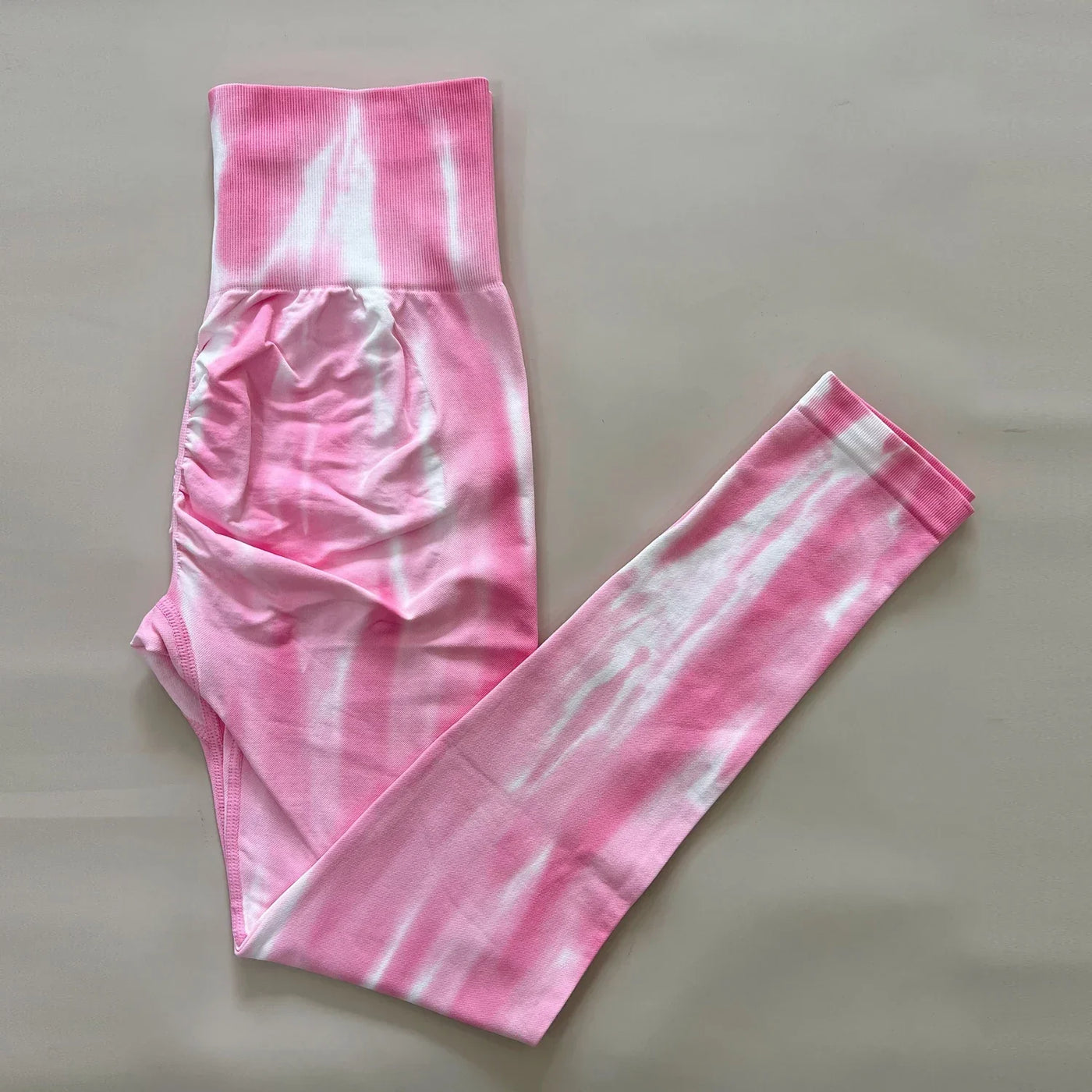 Women Tie Dye Leggings Scrunch Gym