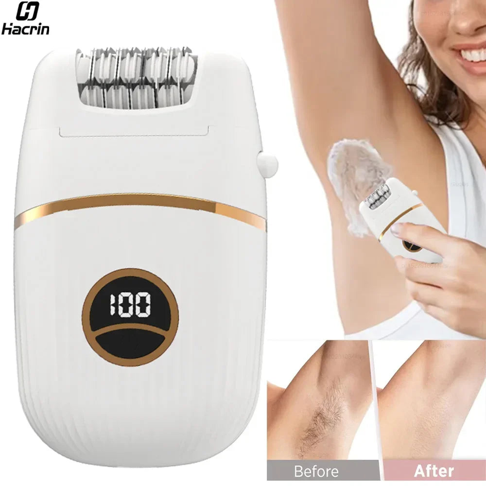 Electric Epilator for Women Body Shaver Hair Removal Woman Electric Razor for Body Arm Legs Underarm Bikini Trimmer Hair Remover