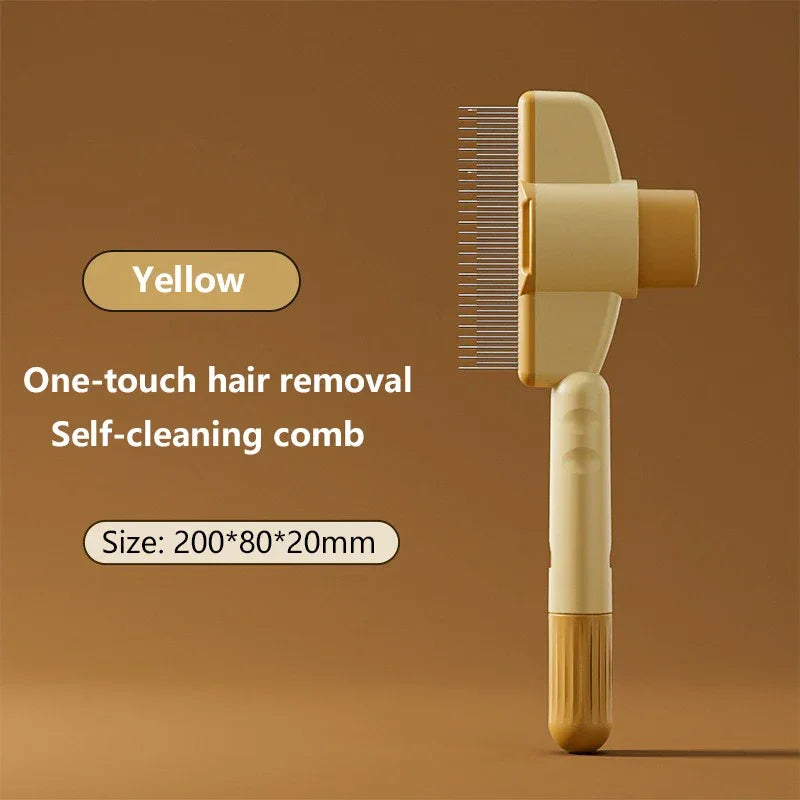 Pet Comb Cat Grooming Massage Brush Dual-Purpose Comb for Cats/Dogs Professional Open Knot Pet Hair Removal Brush Durable