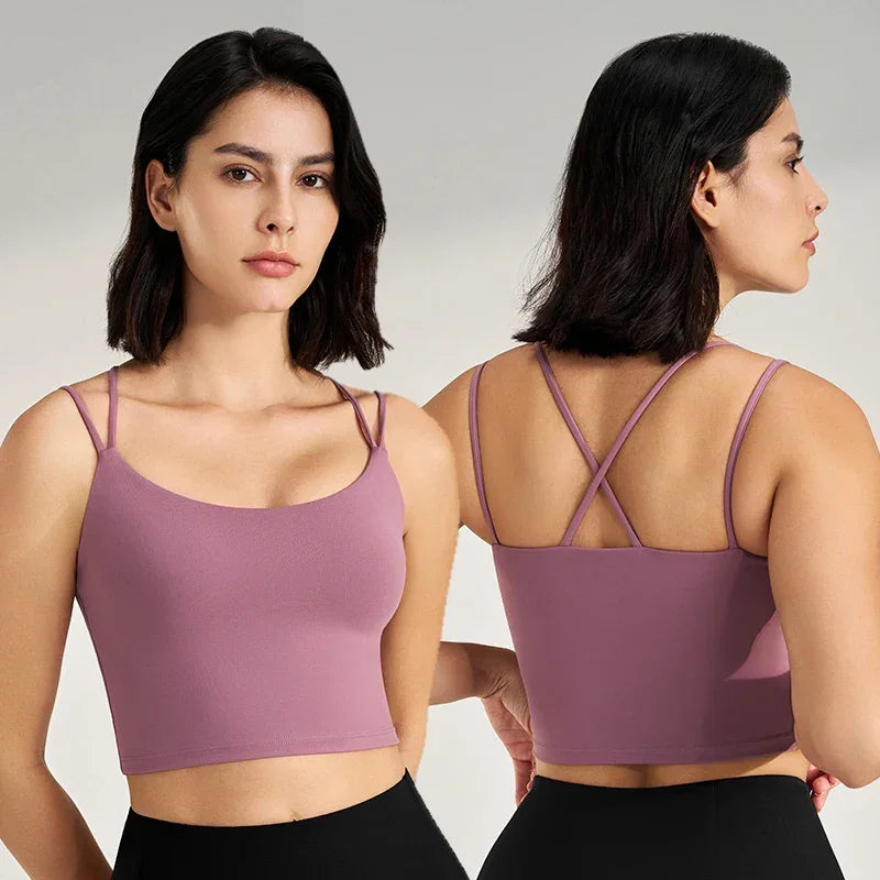 Women's sexy yoga sling bra