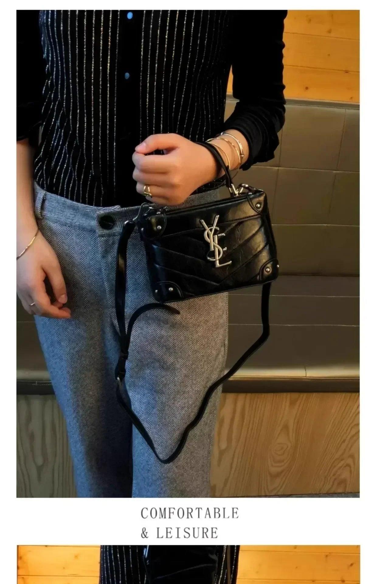Popular and elegant women’s crossbody bag handbags messenger in premium leather by designer