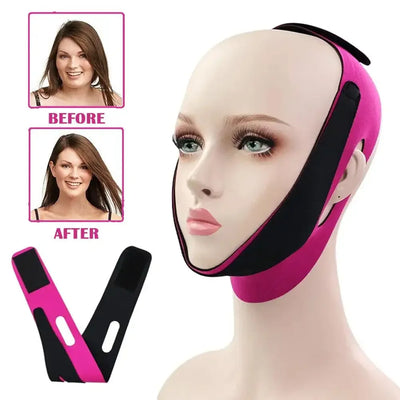 Elastic Face Slimming Bandage V Face Slimmer Mask Face Lift Bandage Shaping Contour Shaper Up Belt Facial Massage Strap 2025 Hot