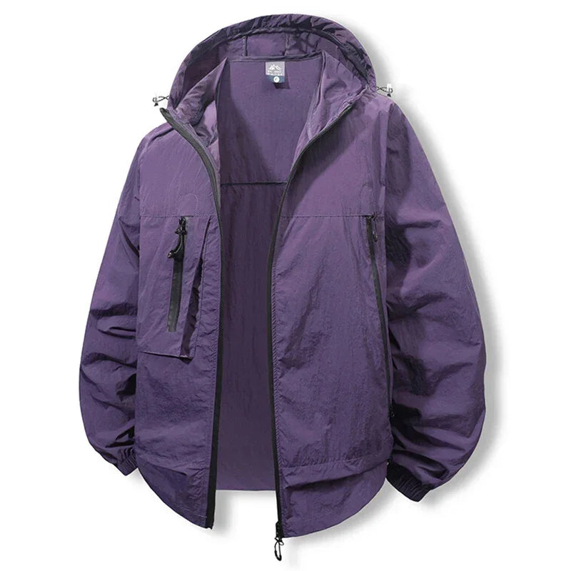 Summer Hooded Jacket Men Women Sun Protection Clothing Fishing Hunting Clothes Quick Dry Skin Windbreaker