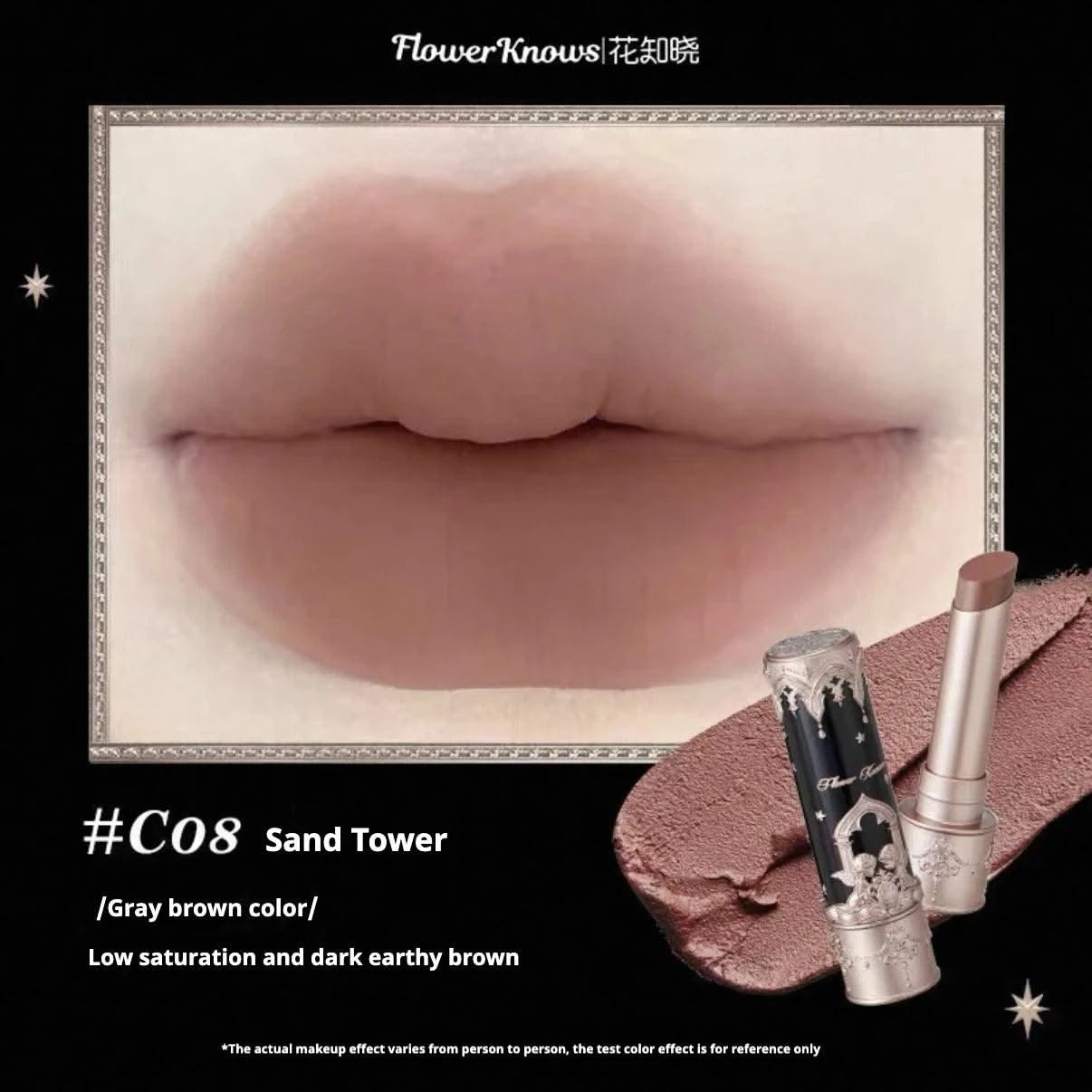 Beauty Glazed  Mirror Flower Lip Gloss  Lipstick Strawberry Rococo Collection Little Angel Lip Cream Lipstick 3.5g