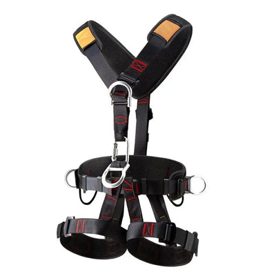Full Body Roofing Harnesses Five-point Safety Belt With Adjustable Buckles Detachable Fall Harness For Men Tree Climbing Gear