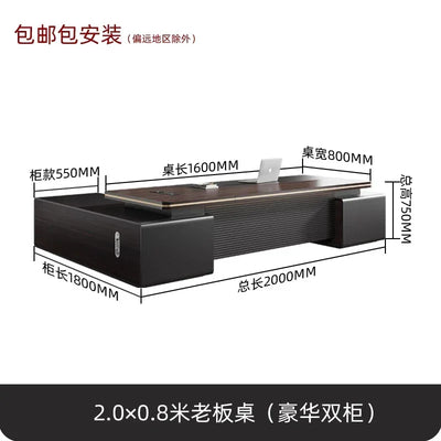 Luxurious Office Desk Modern Computer Table With Practical Organizer Perfect Gaming Enthusiasts Professionals Home Decoration