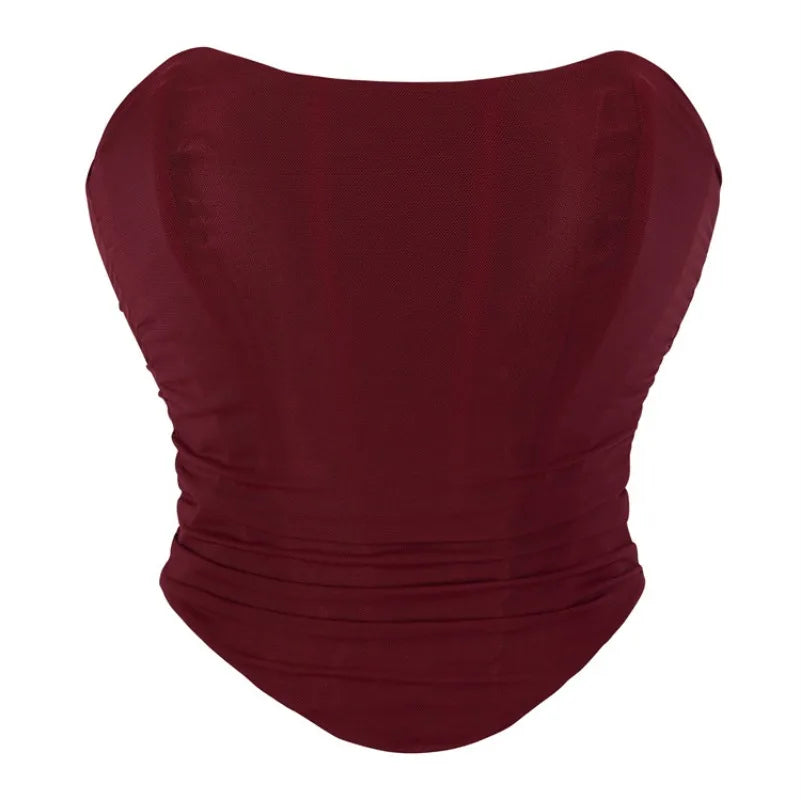 Women's Corset Crop Tops