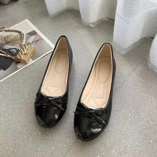 Women’s elegant bow-knot slip-on loafers flat shoes fashion ballerina woman/ladies zapatos de mujer