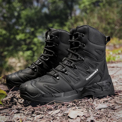 Men's Outdoor Hiking Tactical Boots Ankle Desert Boots Sports Climbing Shoes Military Work Waterproof Work Safety Hunting Shoes