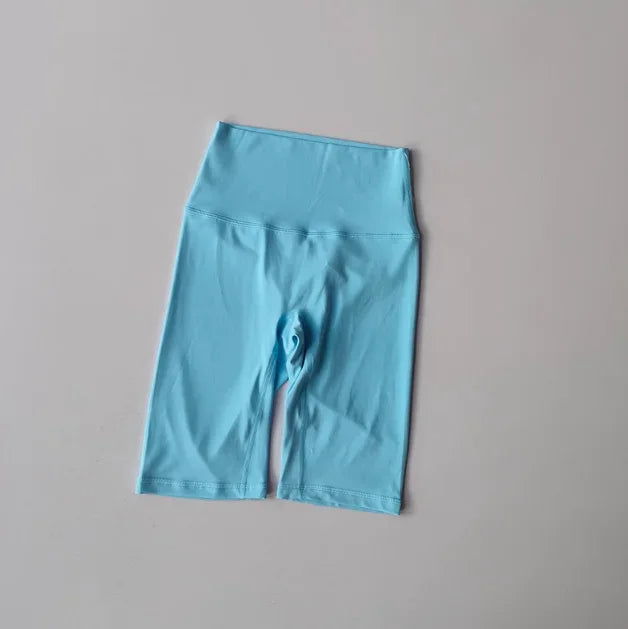 Women's Biker Shorts, High Waist Workout Shorts with Cooling Technology, Seamless Yoga Shorts for Gym & Cycling