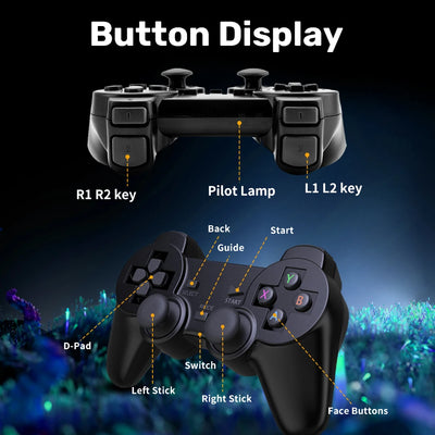 Wireless Controller ForPC/Laptop/TV BOX/Video Game Console 2.4G Gamepad With 360° Joystick For Game Hard Drive