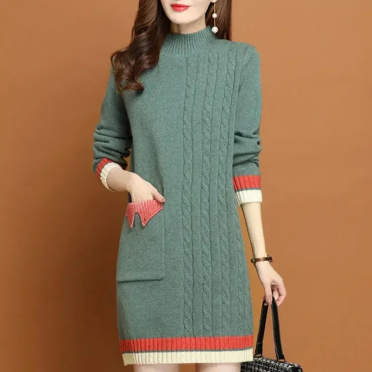 Woman Knitted Dress Bodycon Crochet Dresses for Women Cheap Casual Thic X Elegant Luxury Long Sleeve Aesthetic Sensual Sexy Xxl
