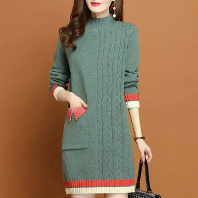 Woman Knitted Dress Bodycon Crochet Dresses for Women Cheap Casual Thic X Elegant Luxury Long Sleeve Aesthetic Sensual Sexy Xxl
