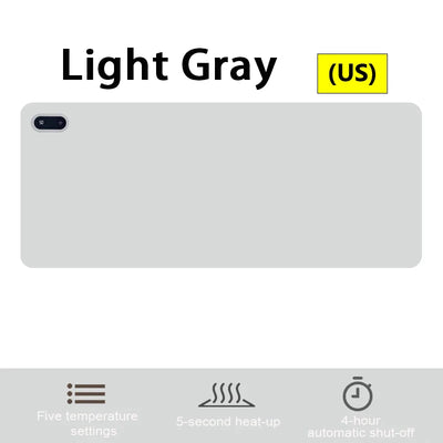 Warm Desk Pad Desk Hand Warmer Touch Control 5 Heating Grade Hand Heating Pad Desk Mousepad Fast Heating For Computer Keyboard