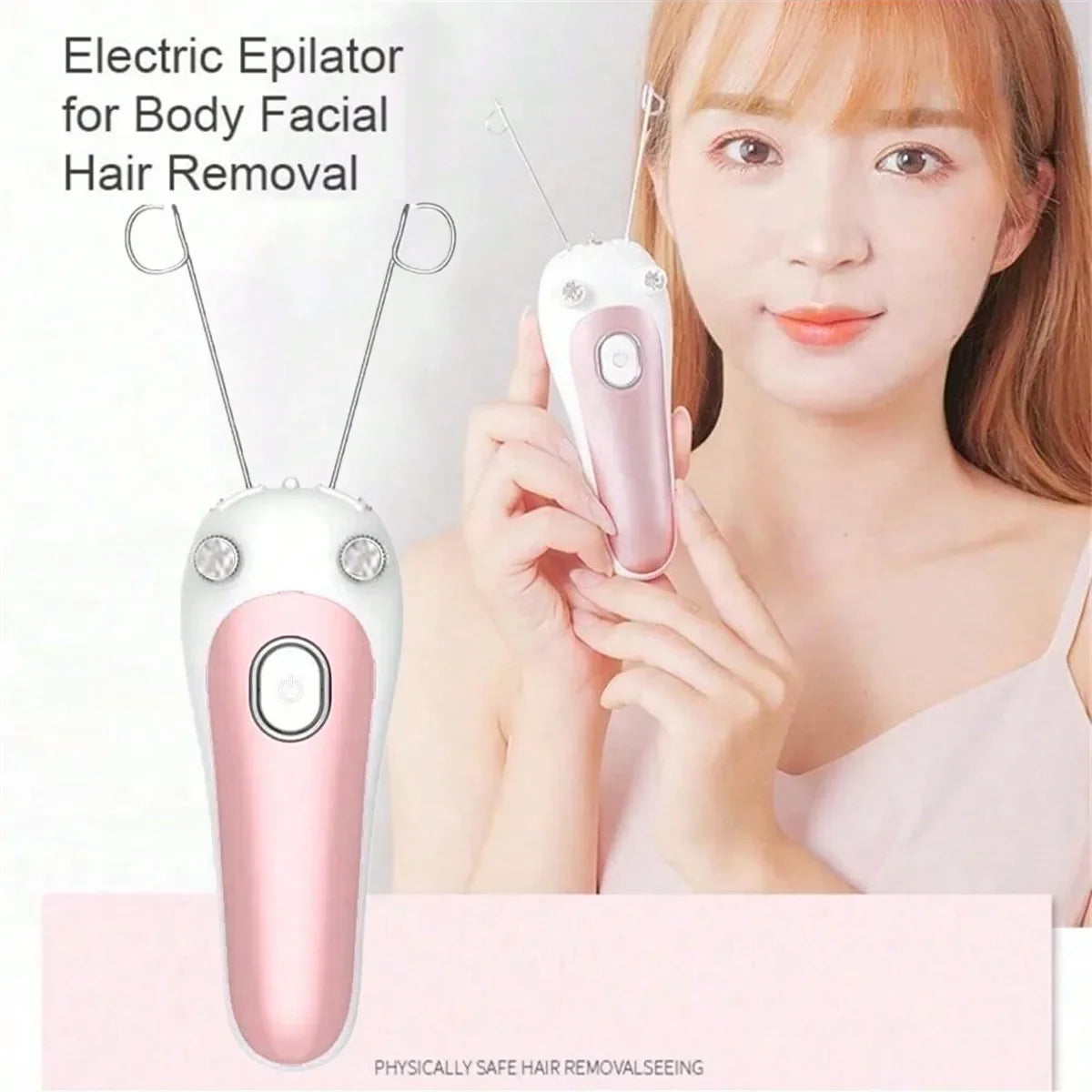 Electric Epilator For Facial Hair Removal Epilator Women Hair Remover Face Defeatherer For Cheeks Eyebrow DIY Makeup Beauty Tool