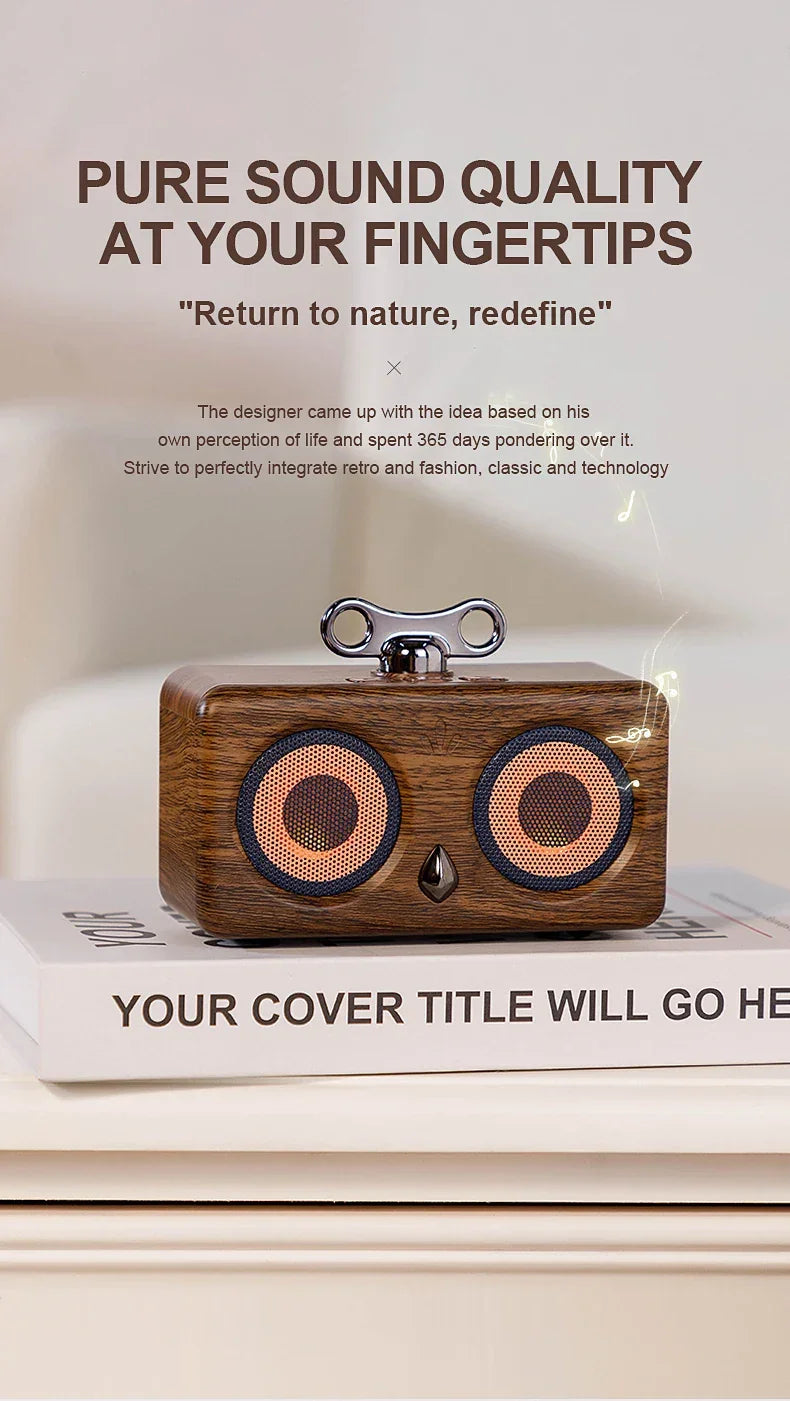 Bluetooth speaker, wireless, desktop, high-quality sound, low bass, volume, mini, outdoor, plug-and-play, retro, portable speake