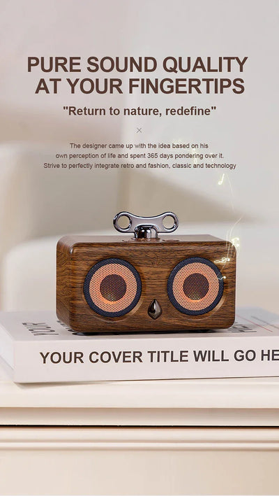 Bluetooth speaker, wireless, desktop, high-quality sound, low bass, volume, mini, outdoor, plug-and-play, retro, portable speake