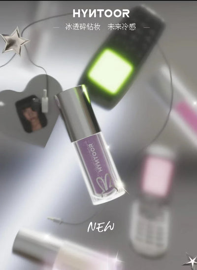 HYNTOOR Lip Gloss Shiny Shimmer Mirror Hydrating Moisturizing Water Shine Lipstick Nourishing Care Dewy Lip Makeup