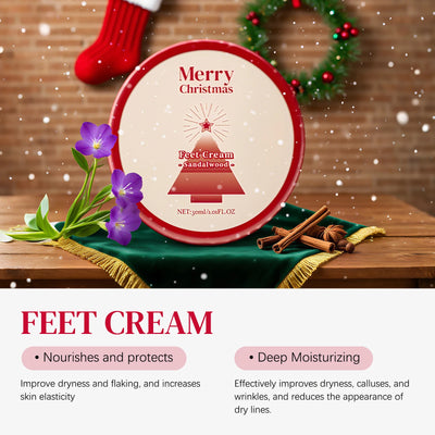 110ml Christmas Boay Care Gift Set Hand Cream Body Lotion Foot Cream & Nail Pen Moisturizing Winter Skin Care Kit for Women Men