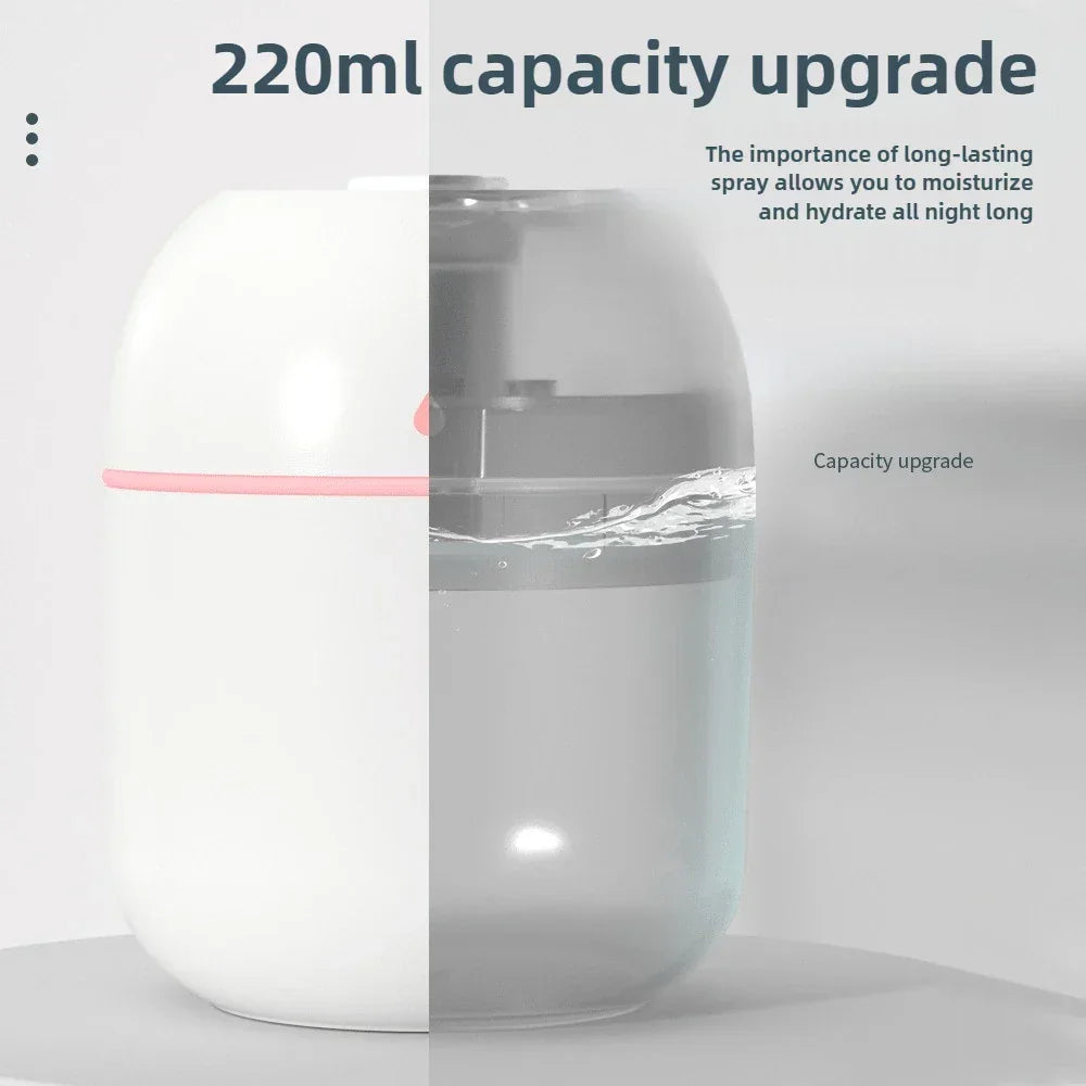 Car Diffuser Humidifier Auto Air Purifier Air Freshener with Colorful Atmosphere Lamp For Car Aromatherapy Diffuser Fresh