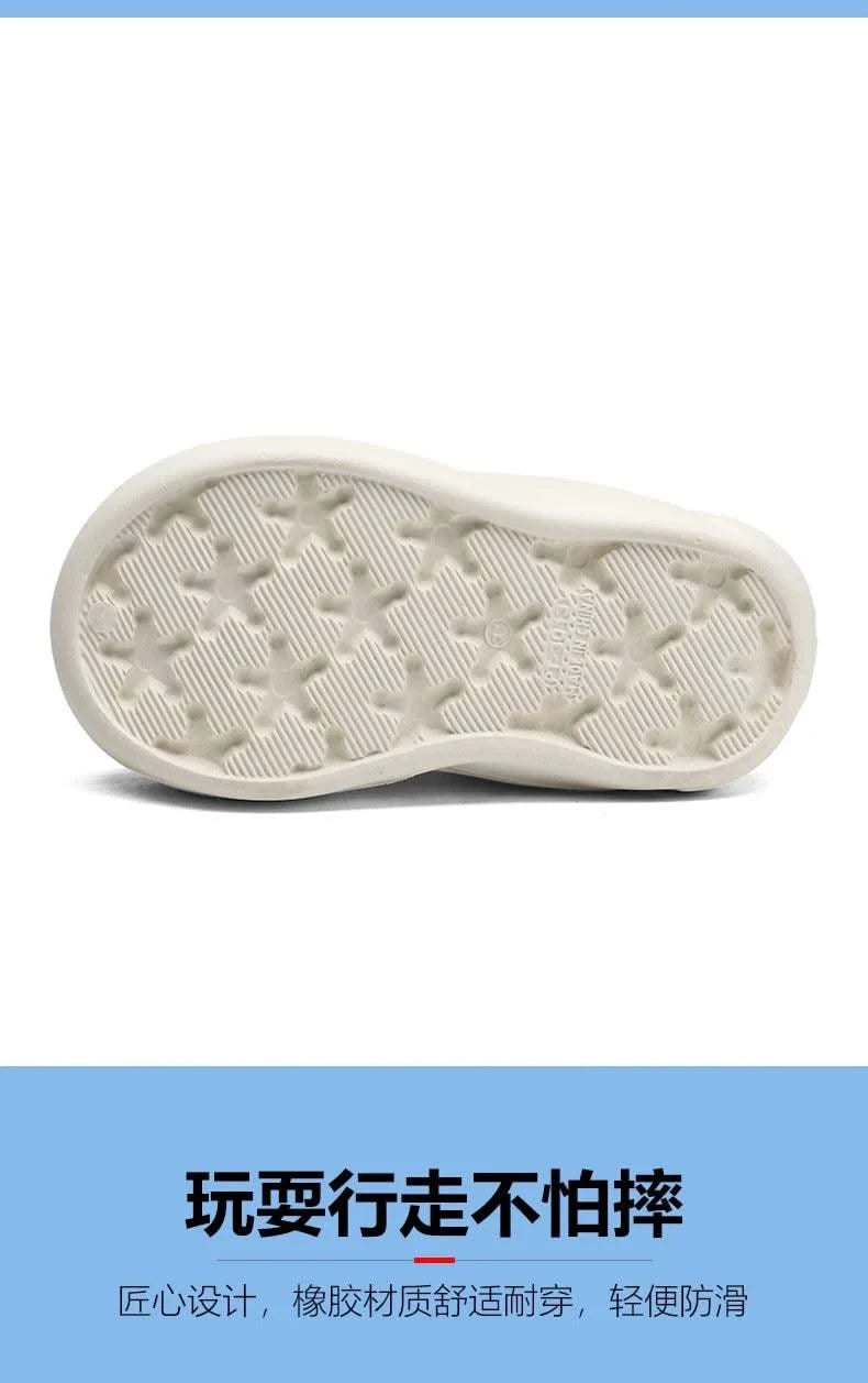 Luxury Boy Clogs Summer Kids Shoes Breathable Casual Lightweight Indoor House Shoes Children Boy Sandals Slippers