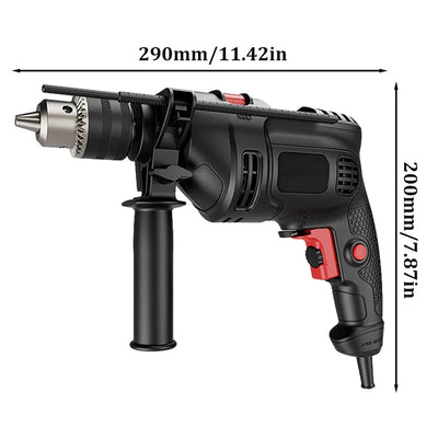 780W Multifunctional household hand drill High-power impact drill Electric screwdriver Wood, steel, wall drilling tools
