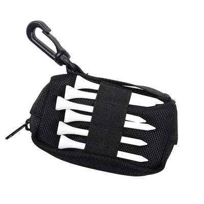 Waterproof Golf Ball Bag With Clip Golf Tee Holder Pouch Golf Ball Pocket Fanny Pack Lightweight Golf Ball Case Golf Accessories