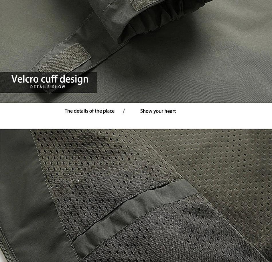 Winter Jacket Fashion Coat Hoodies Camping Hiking Jacket Men's Casual Waterproof Jacket Windbreaker Men Outerwear Men's Clothes