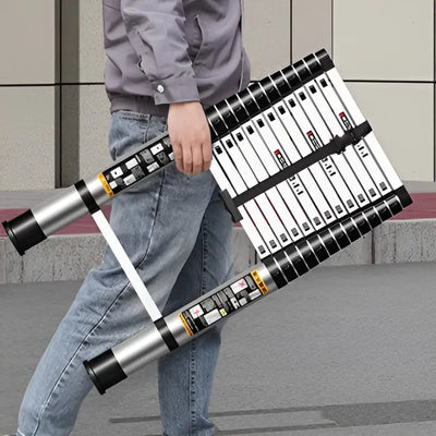 Folding Ladder Thickened Stainless Steel Telescopic Ladder Concealed Telescopic Folding Ladder StepOperation Folding Ladder