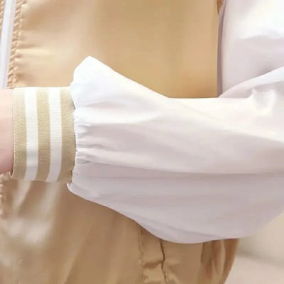 Bomber Jacket for Women Loose Short New in Baseball Aviator Coat